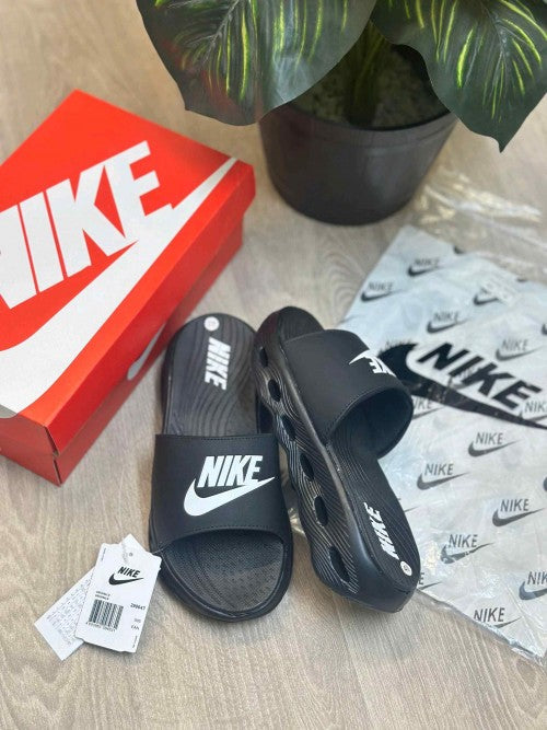 NK Classic Cloud Sole All Black Flip Flop